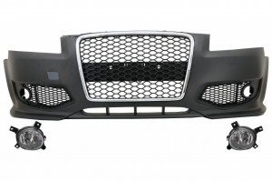 Bara Fata compatibil cu Audi A3 8P Pre Facelift Hatchback Sportback 3D/5D 2005-2008 Sport cu proiectoare ceata