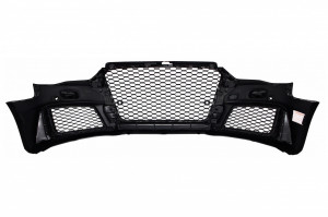 Bara Fata compatibil cu AUDI A3 8V 2012-2015 5D Hatchback Sportback RS3 Look Crom Black - Img 5