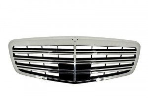 Bara Fata Completa cu Grila Centrala compatibil cu Mercedes S-Class W221 2005-2011 S63 S65 Design - Img 7