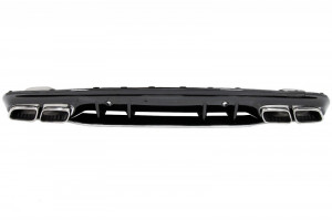 Bara Fata cu Difuzor compatibil cu Mercedes C-Class W205 AMG Sport Line 2014-2020 C63S Design - Img 5