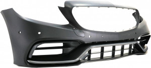Bara Fata cu Difuzor Evacuare Dubla si Tobe Ornament compatibil cu Mercedes C-Class A205 2014-2019 C63 Design - Img 2