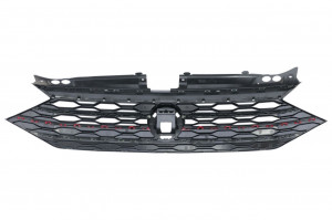 Bara fata cu Grila Centrala Insertie Rosie compatibil cu VW Jetta MK7 (2019-2021) GLI Look - Img 8