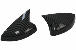 Capace de Oglinzi compatibil cu Audi A3 8V S3 RS3 Cabriolet Limousine Sportback (2012-2019) Bat Look Carbon - Img 4
