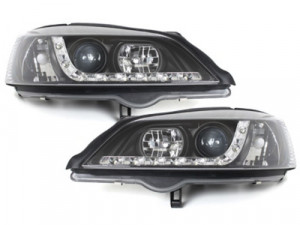 DAYLINE Headlights suitable for Opel Astra G 1997-2004 DRL Black - Img 3