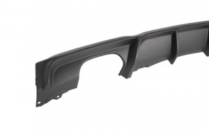Difuzor Bara Evacuare Dubla Spate compatibil cu BMW Seria 3 2011-> F30 F31 M Performance Sport Design cu Prelungire Bara Fata - Img 2