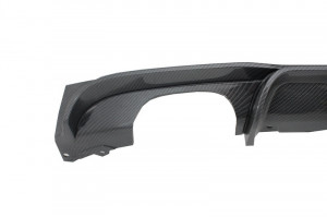 Difuzor Bara Spate Carbon Evacuare Stanga compatibil cu BMW Seria 3 F30 F31 2011-> M Performance Design - Img 3