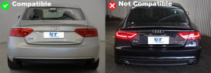 Difuzor Bara Spate compatibil cu Audi A5 8T 4 Usi 2012-2015 S5 Design - Img 7