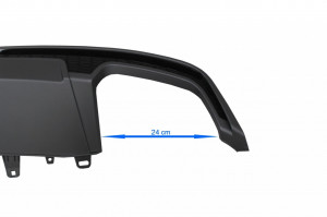 Difuzor Bara Spate compatibil cu AUDI A7 4G Facelift 2015-2018 S7 Design - Img 6