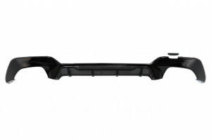 Difuzor Bara Spate compatibil cu BMW 3 Series G20 G28 Sedan G21 Touring 2019-> M340i M Look Negru cu Inserie Carbon
