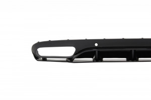 Difuzor Bara Spate compatibil cu Mercedes C-Class C205 A205 Coupe Cabriolet 2014-2019 C63 Edition 1 Design Negru Lucios - Img 2