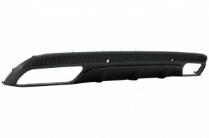 Difuzor Bara Spate compatibil cu MERCEDES C-Class W205 2014-2020 C63 Design doar pentru Sport Package Negru - Img 8