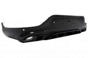 Difuzor Bara Spate cu Evacuari Negre compatibil cu Mercedes GLC Coupe Facelift C253 2020-> GLC3 Design Night Package - Img 2