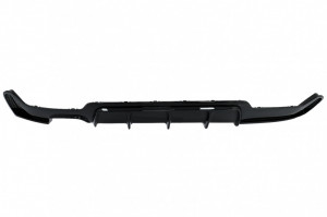Difuzor Bara Spate Cu O Evacuare Dubla compatibil cu BMW Seria 4 F32 F33 F36 2013-2019 Negru Lucios - Img 2
