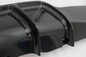 Difuzor Bara Spate Cu O Singura Evacuare compatibil cu BMW 4 Series F32 F33 F36 2013-2019 Coupe Cabrio M Performance Design Carbon Film Coating - Img 5