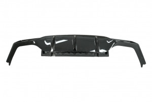 Difuzor Bara Spate cu Ornamente Evacuare compatibil cu Mercedes E-Class W213 2016-2019 E63 Design Negru Lucios - Img 3