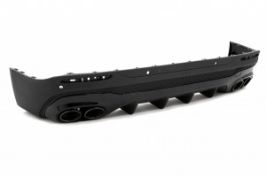 Difuzor Bara Spate cu Ornamente Evacuare compatibil cu Mercedes GLB X247 SUV 2020-> Night Package - Img 2