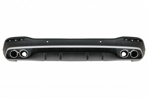 Difuzor Bara Spate cu Ornamente Evacuare Crom compatibil cu Mercedes GLE W167 SUV 2019-> GLE53 Design - Img 4
