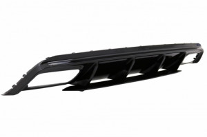 Difuzor Bara Spate cu Ornamente Evacuare Negre compatibil cu Mercedes A-Class W176 2012-2018 A45 Facelift Design - Img 4