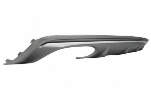 Difuzor Bara Spate cu Ornamente toba compatibil cu Audi A3 8V Sedan 2012-2015 S3 Design pentru Bara spate standard - Img 5