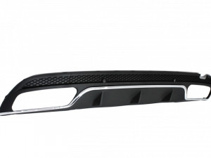 Difuzor Bara Spate cu Ornamente tobe compatibil cu Mercedes C-Class W205 S205 2014-2020 C63 Design doar pentru Sport Package - Img 4