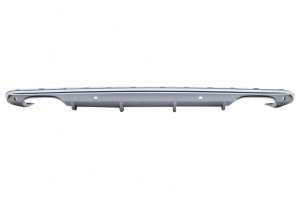 Difuzor Bara Spate Evacuare Dubla compatibil cu AUDI Q5 8R Facelift 2013-2016 Bara Standard - Img 5