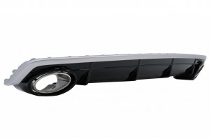 Difuzor Bara Spate Evacuare Dubla compatibil cu Audi Q7 4M 2015-2019 Bara Standard - Img 4