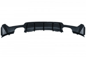 Difuzor Bara Spate Evacuare Dubla compatibil cu BMW Seria 4 F32 F33 F36 2013-2019 M Performance Design Carbon Film Coating - Img 5