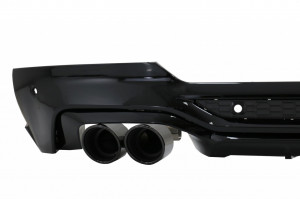 Difuzor Bara Spate Evacuare Dubla compatibil cu BMW X4 G02 2018-> M Sport - Img 2