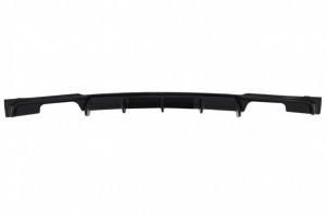Difuzor Bara Spate Evacuare Dubla Negru Lucios cu Ornamente Evacuare Duble compatibil cu BMW Seria 3 F30 F31 2011-> M Performance M3 Design - Img 4