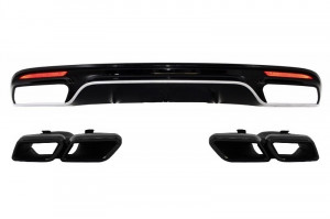 Difuzor Bara Spate si Ornamente Evacuare compatibil cu MERCEDES Benz C217 Coupe S-Class 2014-> S63 A-Design