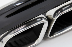 Difuzor compatibil cu MERCEDES C-Class W205 2014-2020 C63S Design pentru bara AMG Sport Line - Img 6