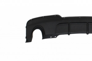 Difuzor de aer cu evacuare dubla compatibil cu BMW F10 F11 Seria 5 Non-LCI LCI 2011-2017 M-Technik Design Negru Lucios - Img 5