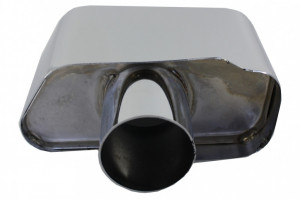 Difuzor de aer cu Evacuare Dubla si Ornamente compatibil cu BMW F10 F11 Seria 5 2011-2017 M-Technik 550i Design - Img 7