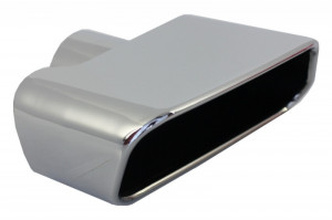 Difuzor de aer cu Evacuare Dubla si Ornamente compatibil cu BMW F10 F11 Seria 5 2011-2017 M-Performance 550i Design - Img 7