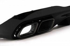 Difuzor pentru bara spate compatibil cu Mercedes C Class W206 S206 Sport Line 2021-> C63 Design - Img 3