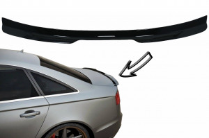 Eleron portbagaj compatibil cu Audi A6 C7 4G Sedan 4 Usi 2011-2018 Negru Lucios - Img 2