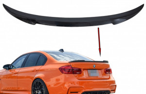 Eleron Portbagaj compatibil cu BMW Seria 3 F30 F80 2011-2018 M4 Design Real Carbon