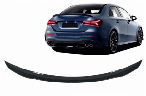 Eleron Portbagaj Negru Lucios compatibil cu Mercedes A-Class Sedan W177 2018-> A45 Design - Img 4