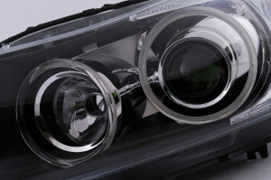 Far Angel Eyes compatibil cu BMW Seria 3 E90 Sedan E91 Touring 2005-2008 Crom PARTE DREAPTA - Img 4