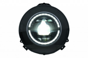 Faruri Bi-Xenon Look compatibil cu Mercedes G-Class W463 2007-2017 Negru Facelift 2018 Design - Img 2