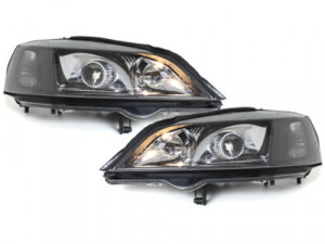Faruri compatibil cu OPEL Astra G 1998-2004 Negru