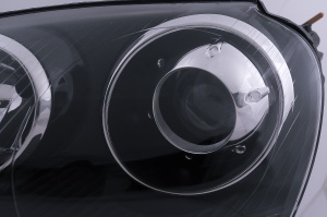 Faruri compatibil cu VW Golf 5 V 2003-2007 Jetta 2005-2010 RHD GTI R32 Design Black - Img 4