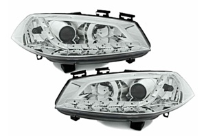 Faruri DAYLIGHT compatibil cu Renault Megane 2002-2005 Crom - Img 3