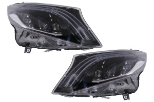 Faruri Full LED compatibil cu Mercedes V-Class W447 2016-2020 Negru