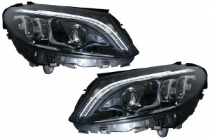Faruri Full Multibeam LED compatibil cu Mercedes C-Class W205 S205 2014-2018 LHD