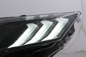 Faruri LED compatibil cu Ford Mustang Facelift (2018-2023) Negru Semnal Dinamic RGB DRL - Img 3