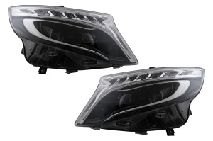 Faruri LED compatibil cu Mercedes V-Class W447 Vito 2014-2017 Negru