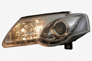 Faruri LED compatibil cu VW Passat B6 3C 2005-2010 Fundal Crom - Img 4