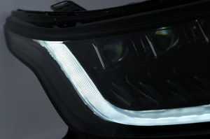 Faruri LED compatibile cu Rover Range Sport L494 2013-2017 cu Semnal Dinamic Conversie la 2018-up Matrix Look - Img 3