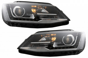 Faruri LED DRL compatibil cu VW Jetta Mk6 VI 2011-2017 GTI OE Design - Img 3